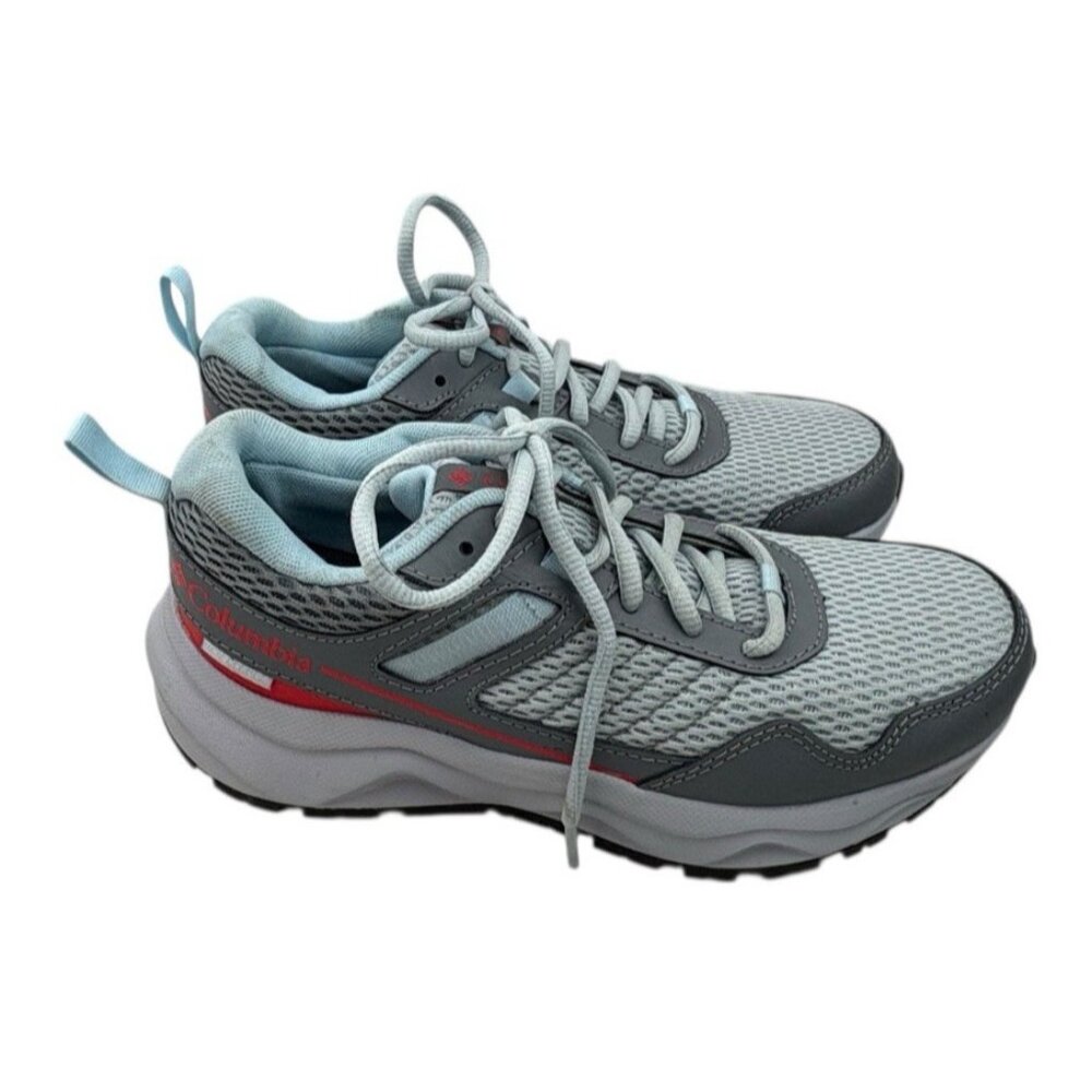 -Columbia Plateau Sneakers Womens 6W Blue Waterproof Athletic Running Sports Lac